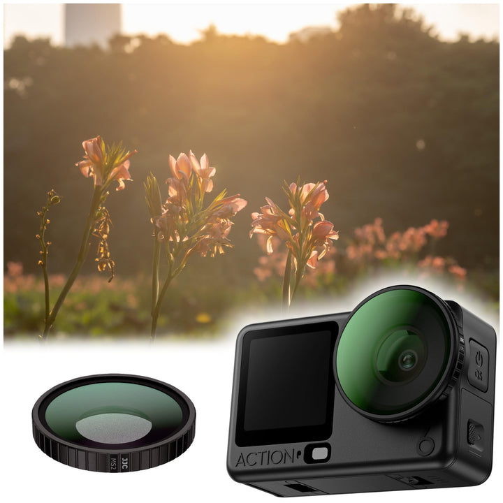 JJC Osmo Action 6 Black Mist 1/2 Filter,Black Diffusion Filter für DJI Osmo Action 6 mit Filteretui