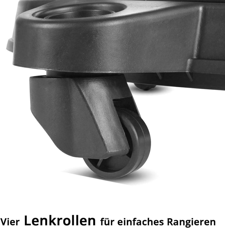 STAHLWERK Nass- und Trockensauger VCL-1200 ST – 1200 W Werkstattsauger mit 20 l Metallbehälter, Stau