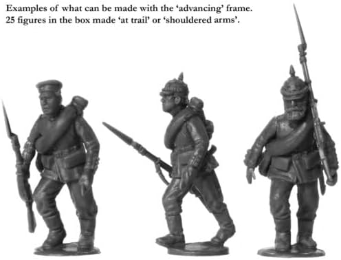 Perry Miniatures Franco-Prussian War 1870-71 Preussische Infanterie Advancing PRU1