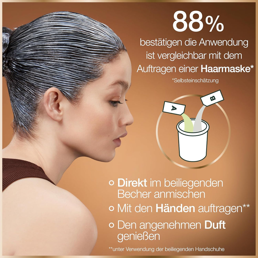 Garnier GOOD Dauerhafte Haarfarbe 5.5 Hibiskus Rotbraun – Coloration ohne Ammoniak, bis zu 100% Grau