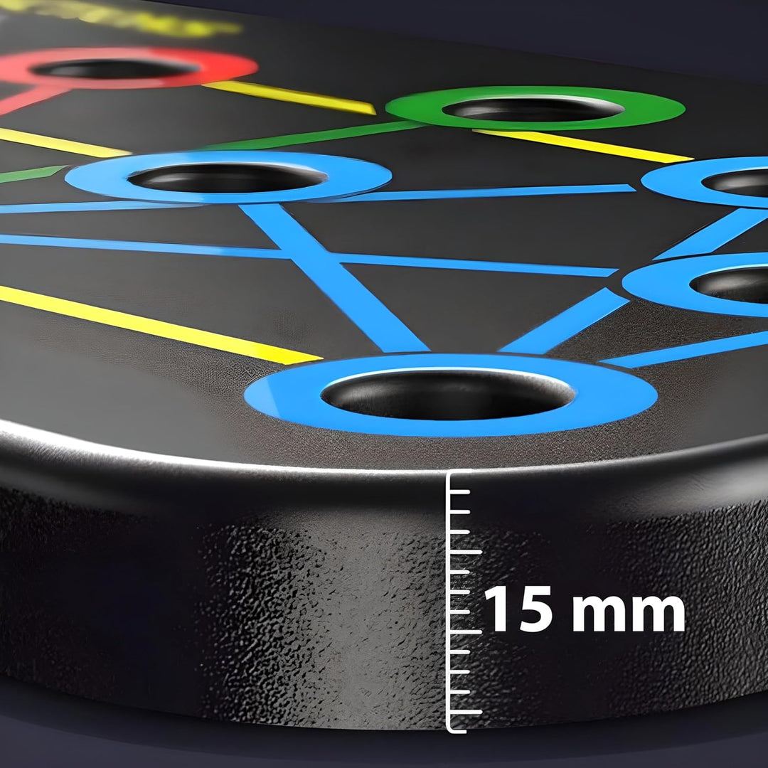 Retoo Push up Board 13 in 1, Faltbare & Tragbare Liegestützbrett mit 2 Liegestützegriffe für Zuhause