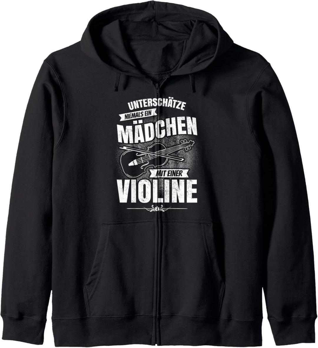 Geigenspielerin Geschenk Violinist Violinspieler Kapuzenjacke