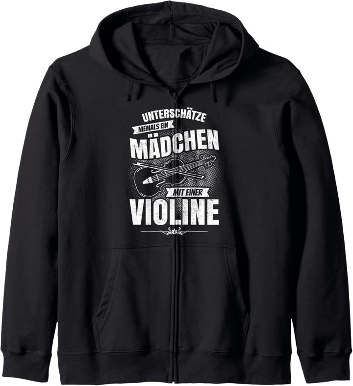 Geigenspielerin Geschenk Violinist Violinspieler Kapuzenjacke