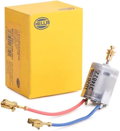 HELLA - Halogen-Rundumkennleuchte - Rota Compact - 12V - gelb - Rohrstutzen, flexibel - Menge: 1 - 2