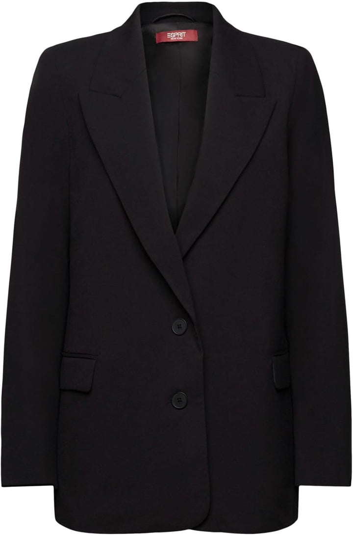 ESPRIT Damen Blazer 34 001/Black, 34 001/Black