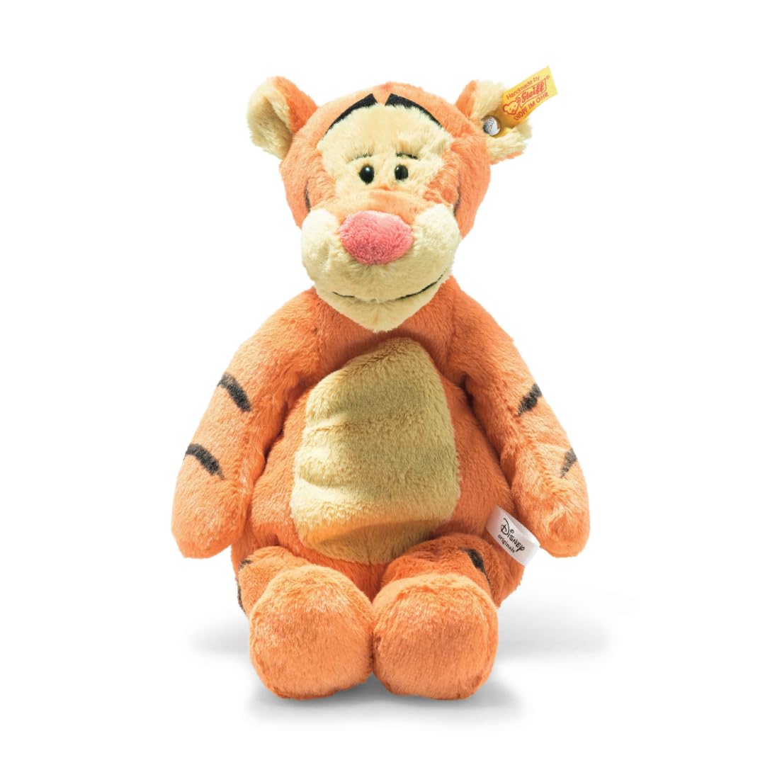 Steiff Kuscheltier Tigger aus Winnie Puuh, Süsses Stofftier, Jungen, Mädchen & Babys ab 0 Monaten, S