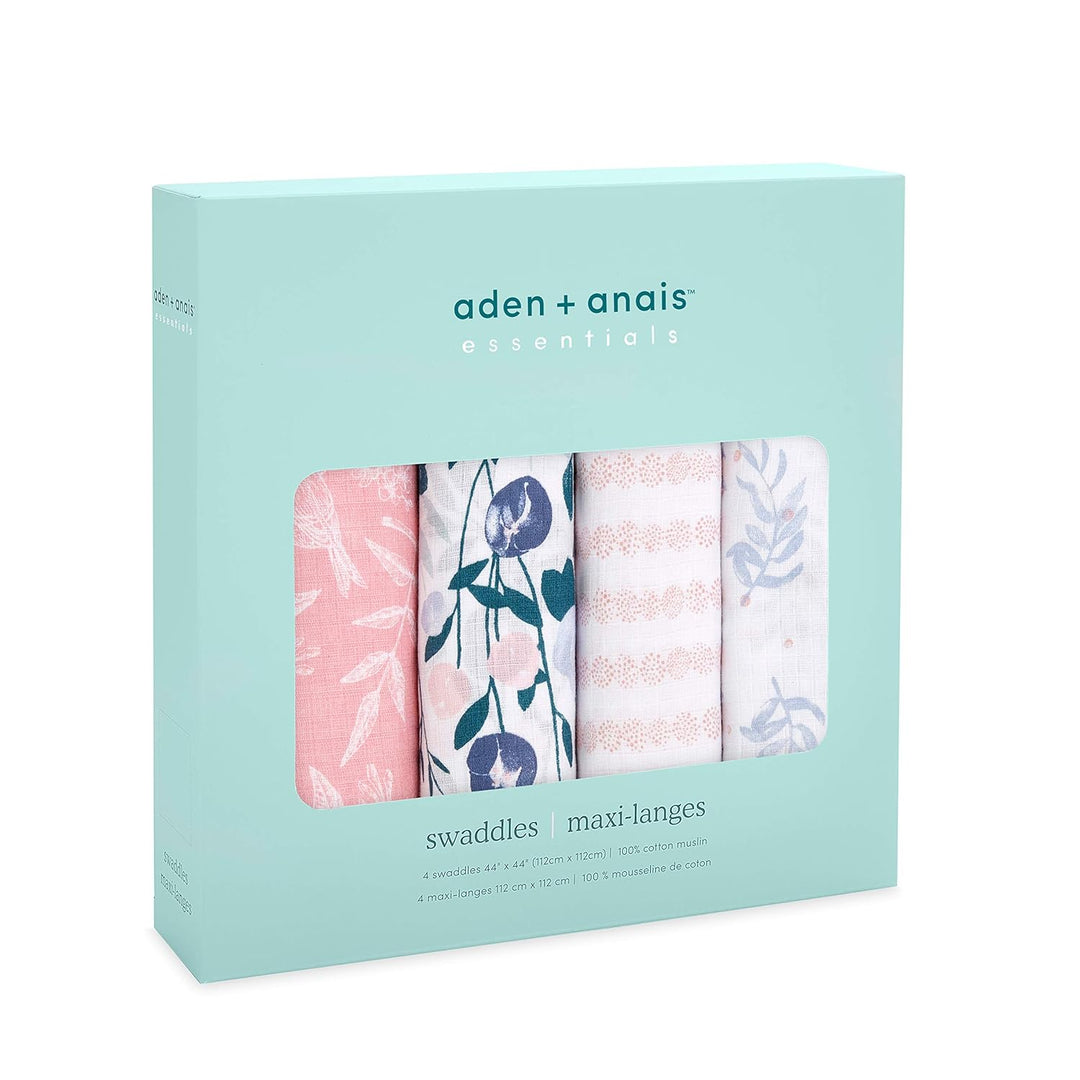 aden + anais essentials Pucktücher, Wickel- und Schmusedecke für Mädchen und Jungen, Baby-Wickeltuch
