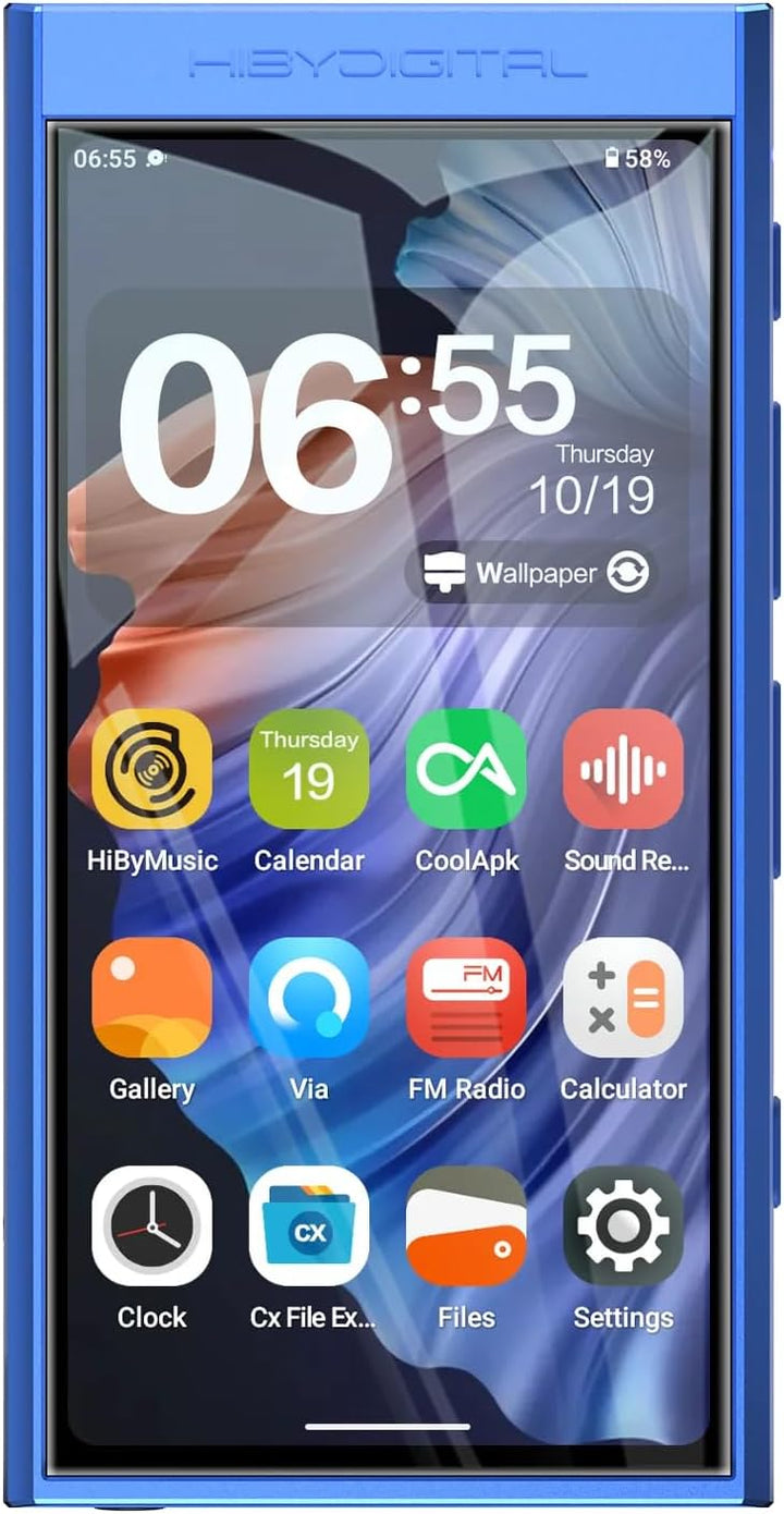 HiBy Digital M300 Digitaler Audio-Player mit integriertem Lautsprecher, Android 13 OS, Bluetooth, WL