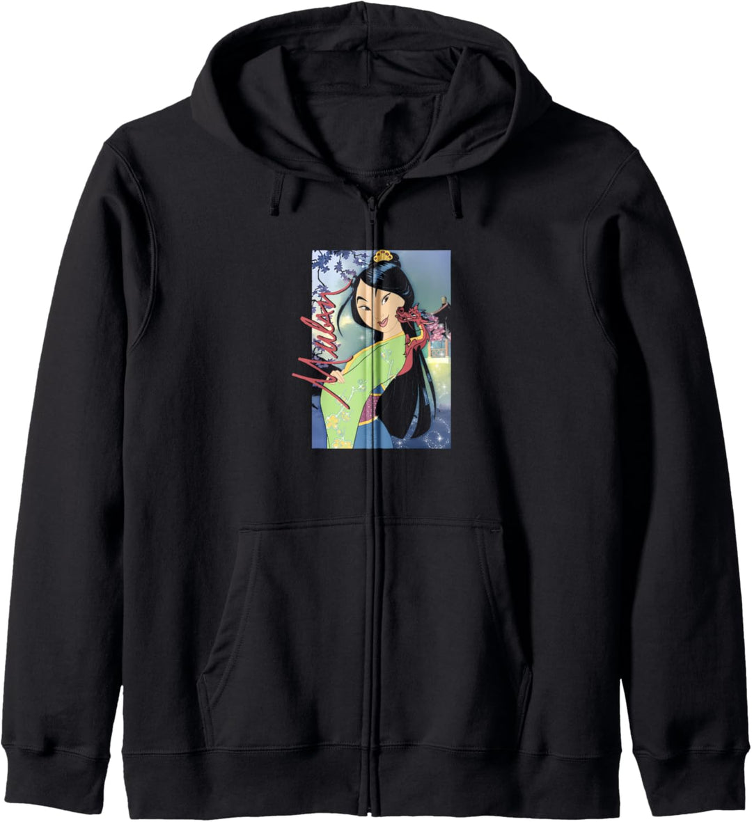 Disney Mulan Dark Portrait Kapuzenjacke