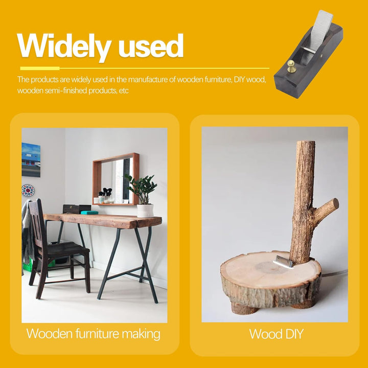 Alupre 13mm Mini Hobelschneider Hobel Holzwerkzeug,Winziges DIY Handhobel Holz Einhandhobel für Holz