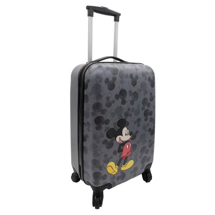 Undercover Kinder Hartschalen Trolley Handgepäck, 4 Rollen, 21 x 56 x 35 cm - 36 l, Motiv: Mickey Mo