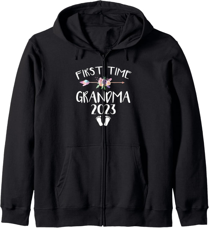 First Time Grandma 2023 Schwangerschaftsankündigung Kapuzenjacke