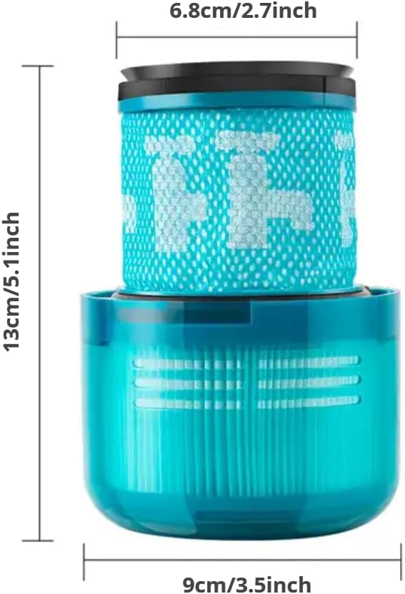 Replacement Vacuum Cleaner Filter Suitable for Dyson V15 Detect Hepa Filter 970013-03