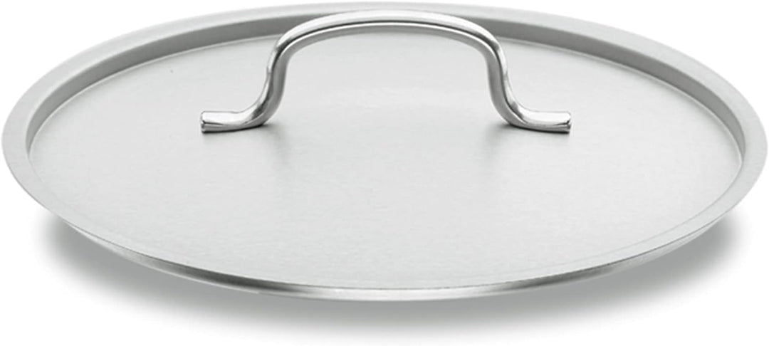 LACOR Hoher Kochtopf aus Edelstahl, mit Deckel, für alle Arten von Küchen geeignet, matte Oberfläche