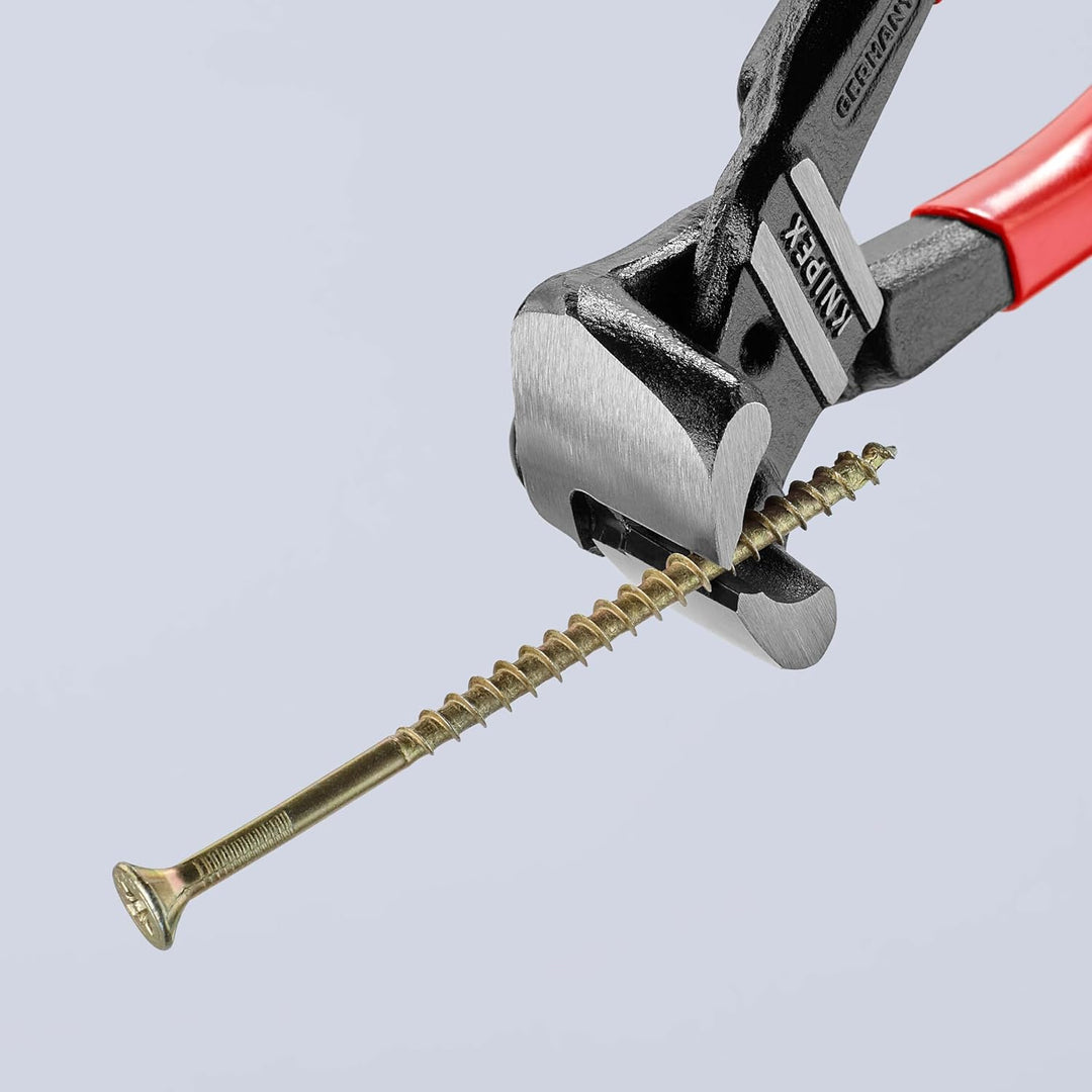 Knipex Bolzen-Vornschneider hochübersetzt schwarz atramentiert, mit Kunststoff überzogen 200 mm 61 0