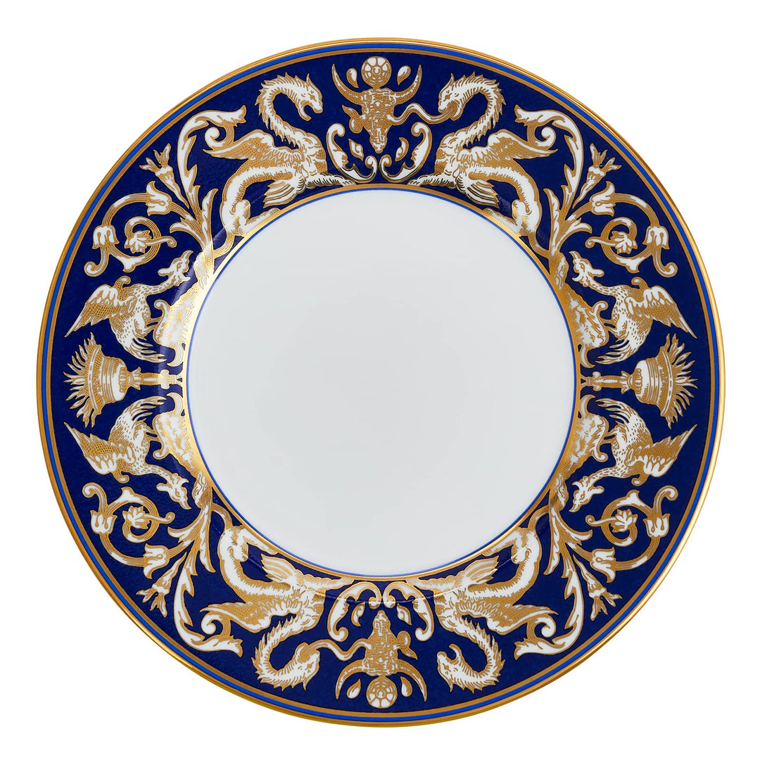 Wedgwood Renaissance Salatteller, goldfarben, 22,9 cm 9" Blau, 9" Blau