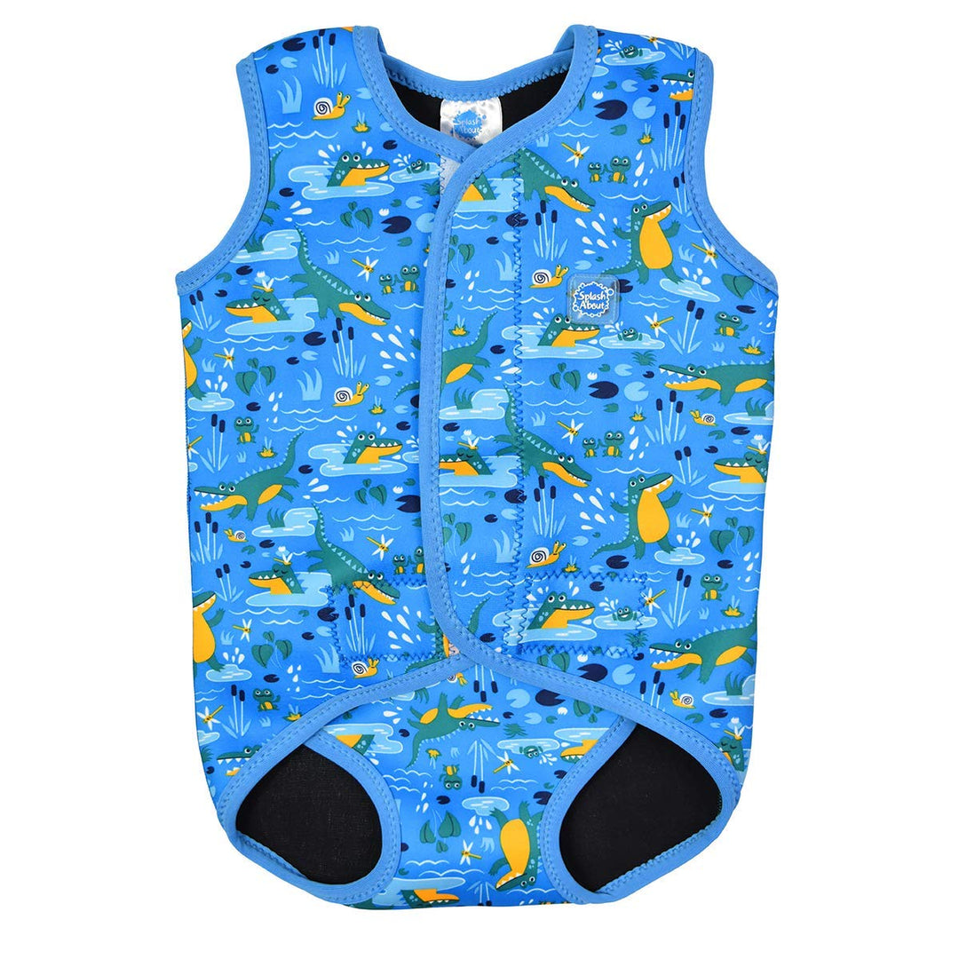Splash About Baby Wrap Neoprenanzug 6-18 monate Crocodile Swamp, 6-18 monate Crocodile Swamp