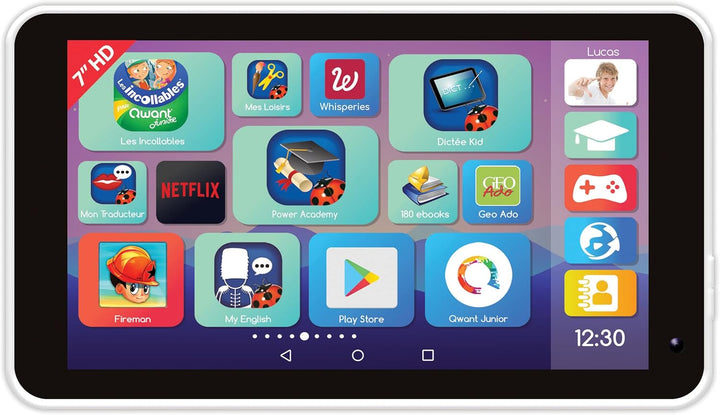 Lexibook TL70FRS Tablet Master 7 – Super Mario – Das Ludo-PC 7 Zoll Tasche im Lieferumfang enthalten