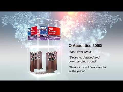 Q Acoustics 3050i Standlautsprecher QA3550 in Grafite Grau/Paar