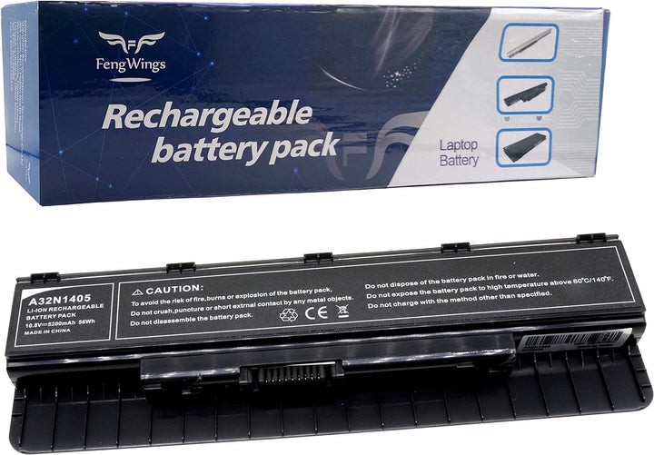 FengWings® Akku A32N1405 10.8V 5200mAh Ersetzen Batterie Kompatibel mit ASUS G551JX GL551JW GL551JX