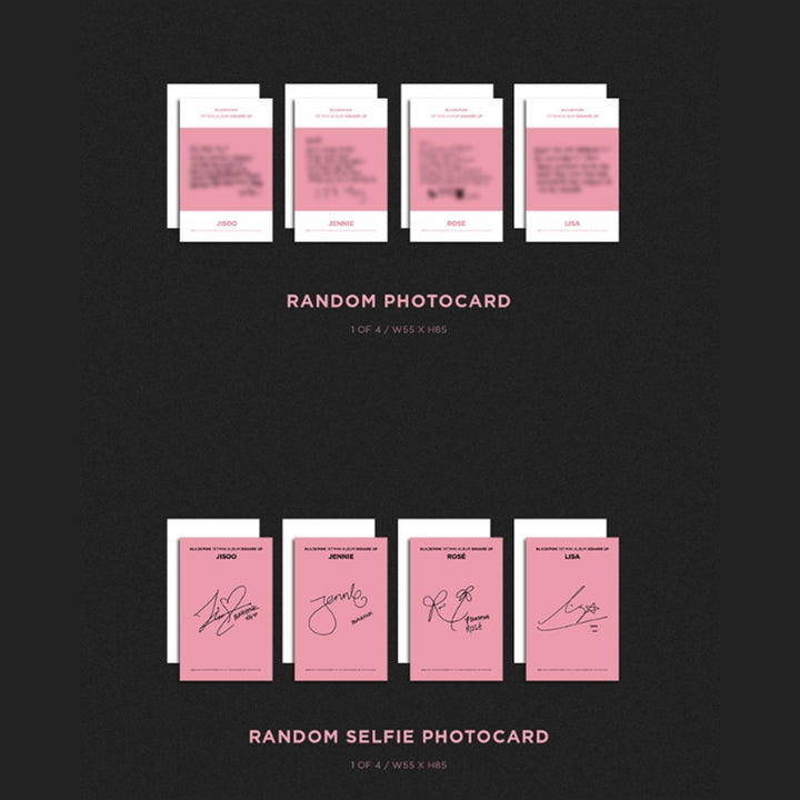 Square Up [ PINK Ver. ] - BLACKPINK 1st Mini Album CD + Photo Book + Lyrics Book + Postcard + Photoc