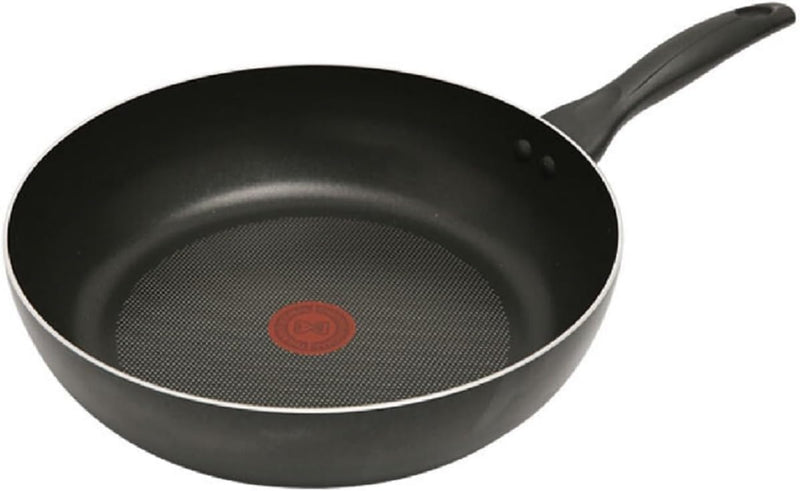 Tefal B30311 Cook&Clean Wok 30cm hoher Rand, Teflon Antihaftbeschichtet, Wokpfanne Hochrand tief, Pf