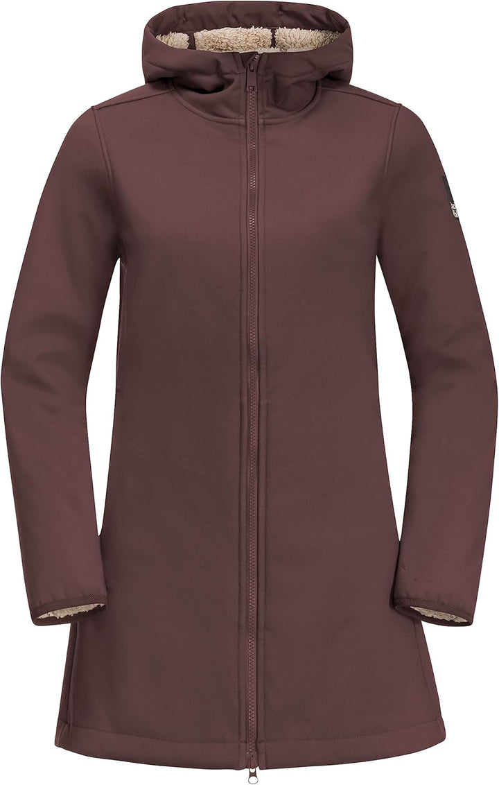 Jack Wolfskin Damen Windland Coat W Softshellmantel S boysenberry, S boysenberry