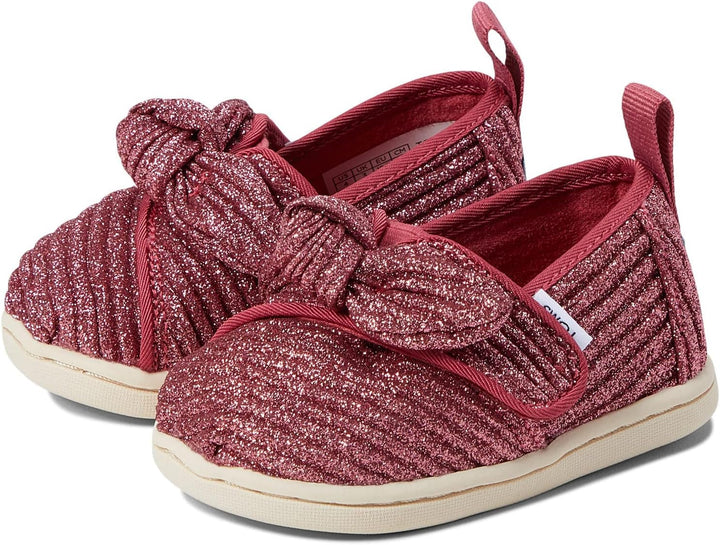 TOMS Mädchen Glitter Alpargata Flache Slipper, 30 EU Pink Rose