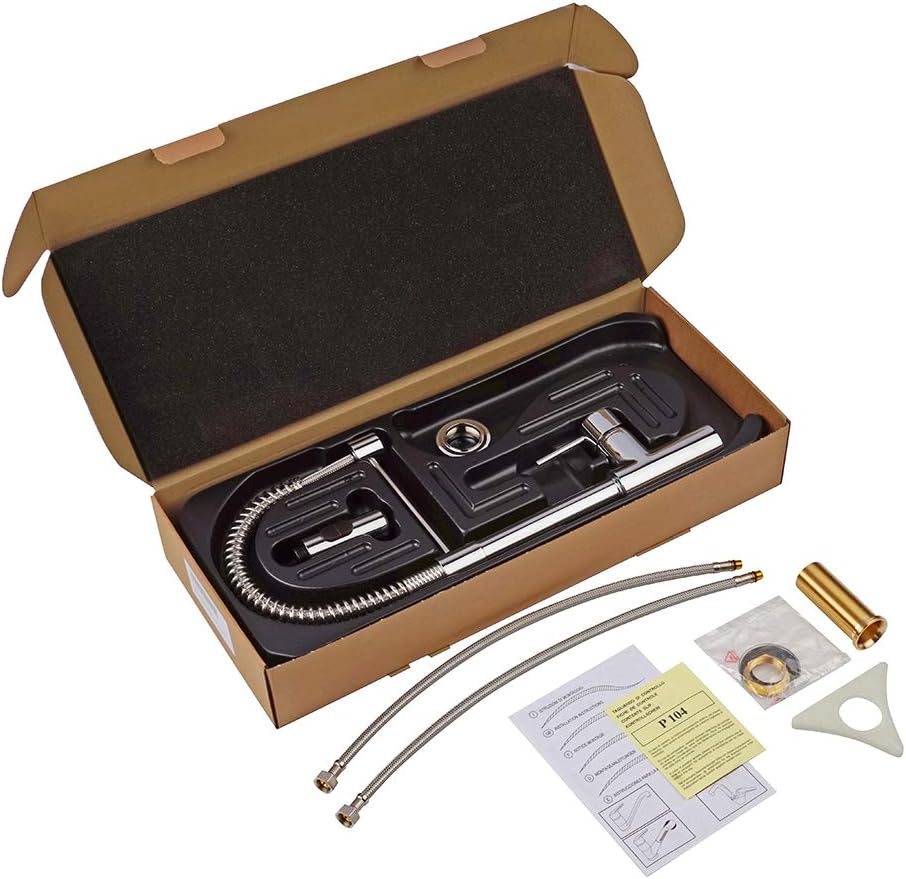 First M10006-Einhandmischer Waschtisch Duschanschluss Automatik, Chrom
