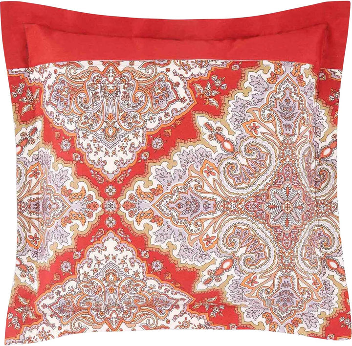 Bassetti Baumwollsatin-Kissenbezug einzeln MARECHIARO Farbe ROT R1 Grösse 40x40 40x40 Rot R1, 40x40