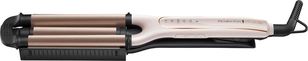 Remington Welleneisen [Testsieger] ProLuxe 4-in-1 Lockenstab: Beach , natürlich Wellen, Wasserwellen