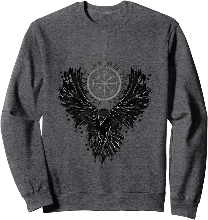 Wikinger Vegvisir Valhalla Raben Viking Sweatshirt