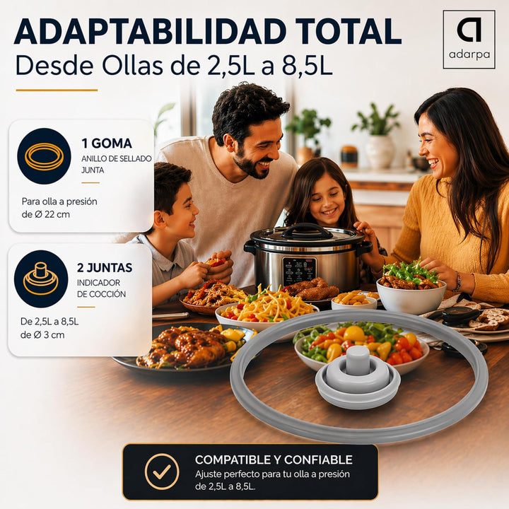 Parent Dichtungsgummi für Schnellkochtopf Perfect und WMF Perfect Plus + Ersatzdichtungen für Ventil