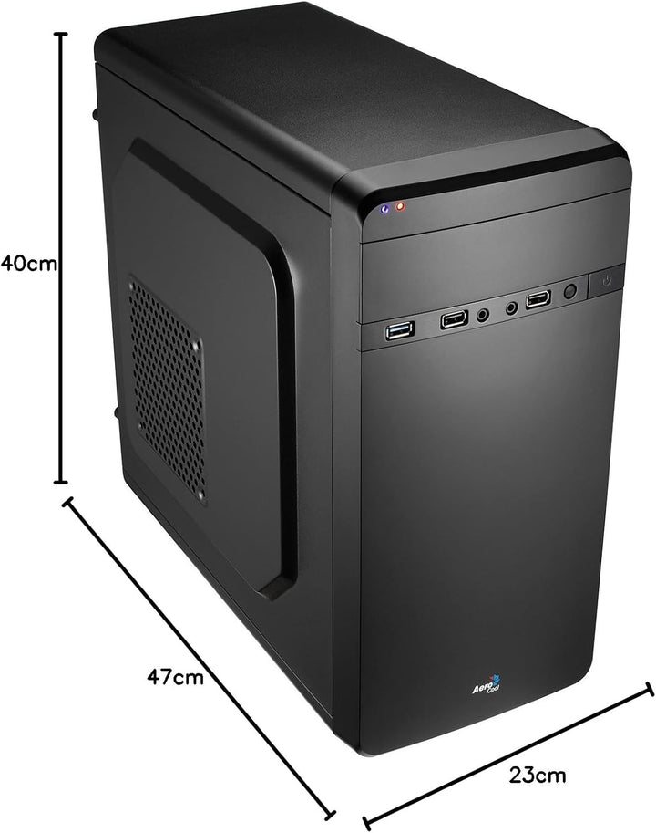 Aerocool QS180 Mini Micro ATX Computer Tasche mit USB 3.0 - Schwarz QS-180, QS-180