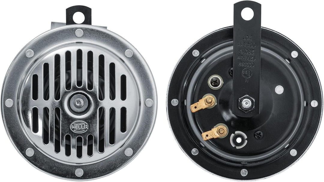 HELLA Horn - PERFORMANCE HORN S130 SET - 12V - 118dB(A) - Frequenzbereich: 280/380Hz - Tiefton/Hocht