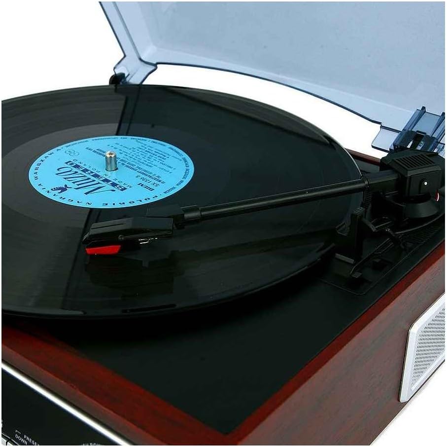 Camry Premium CR1113 Belt-drive audio turntable Black Chrome Wood