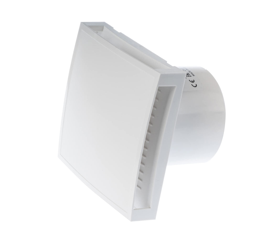 Ø 100mm Weiss Badlüfter - Ventilator/Lüfter für Effiziente Belüftung im Bad Kuche WC, Ø 100mm Weiss