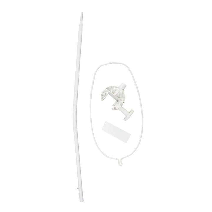roba Himmelstange - Universal Himmelhalter in weiss - Ideal für Babybetten & Betthimmel - rund Himme