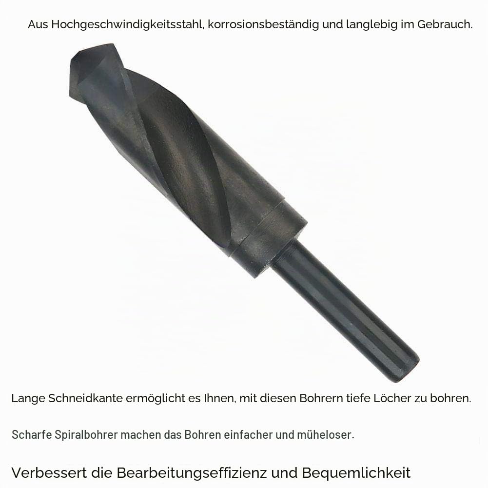 Hochgeschwindigkeitsstahl-Fräser 24,5 mm / 26 mm / 27 mm / 28 mm, 1/2 Spiralbohrer mit geradem Schaf