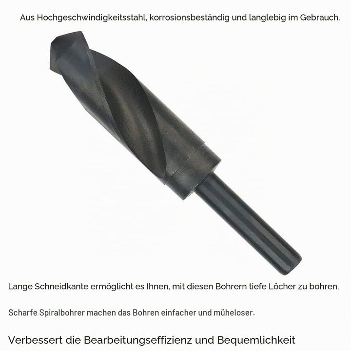 Hochgeschwindigkeitsstahl-Fräser 24,5 mm / 26 mm / 27 mm / 28 mm, 1/2 Spiralbohrer mit geradem Schaf