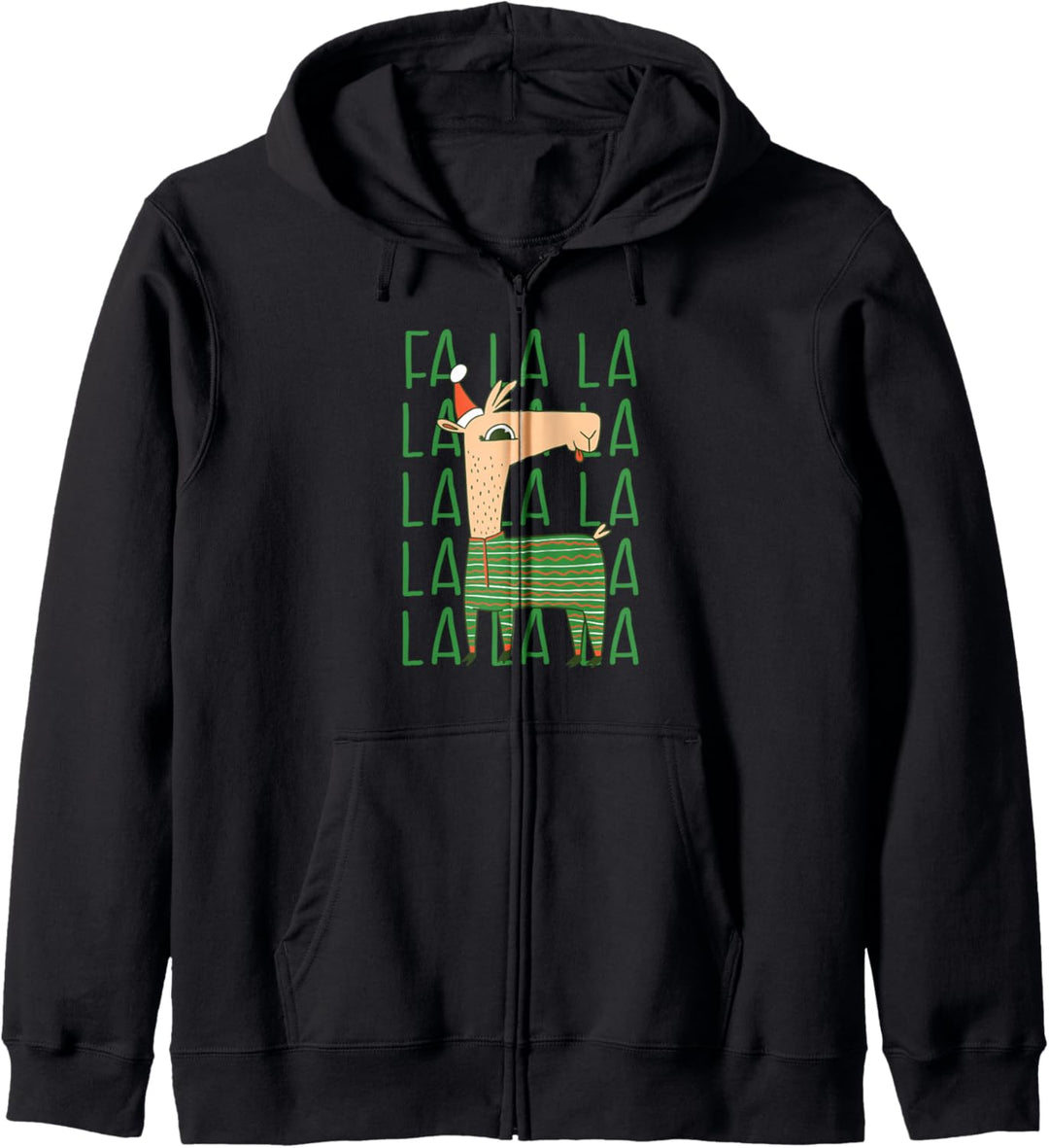 FA LAMA Weihnachtspyjama, lustiges Meme Kapuzenjacke
