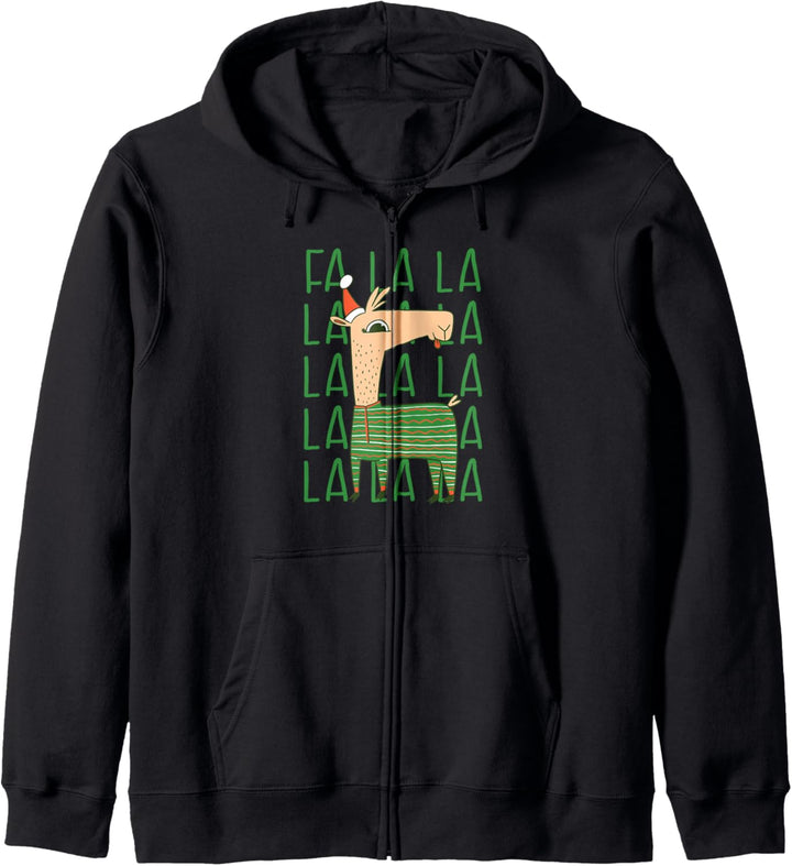 FA LAMA Weihnachtspyjama, lustiges Meme Kapuzenjacke