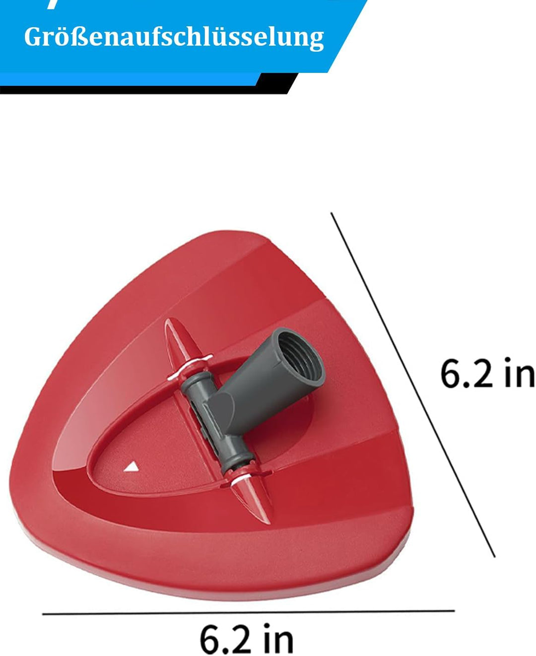 Ersatz Wischmopp Set, kompatibel mit Vileda Turbo 2in1 EasyWring&Clean, 1 Griff, 76,2–147,3 cm Griff