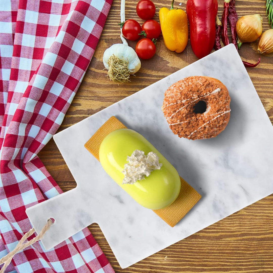 TOPBATHY 1stk Dessert-tablett Schneidebrett Platte Schneidebrett Marmor Marmortablett Gemüseplatte K
