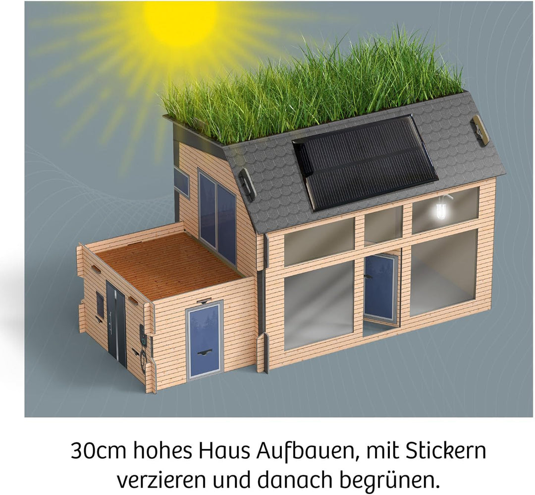 KOSMOS 621070 Eco-Haus - Energie clever nutzen - Dein grosses Test-Modell, Experimentierkasten für K