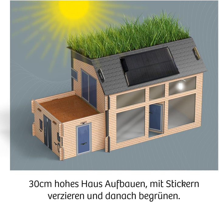 KOSMOS 621070 Eco-Haus - Energie clever nutzen - Dein grosses Test-Modell, Experimentierkasten für K