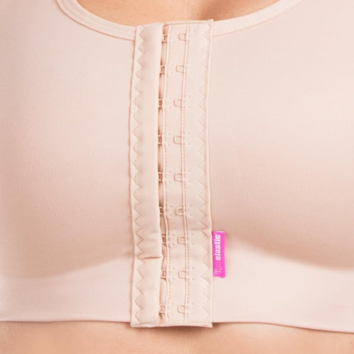 LIPOELASTIC PI Plus postoperativer Kompressions-BH, XXL Schwarz