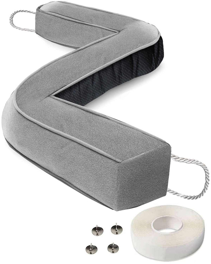 Zugluftstopper für Türen, 90cm Zugluftstopper Fenster, 1.1KG Schwerer Windstopper, Anti-Rutsch Türzu