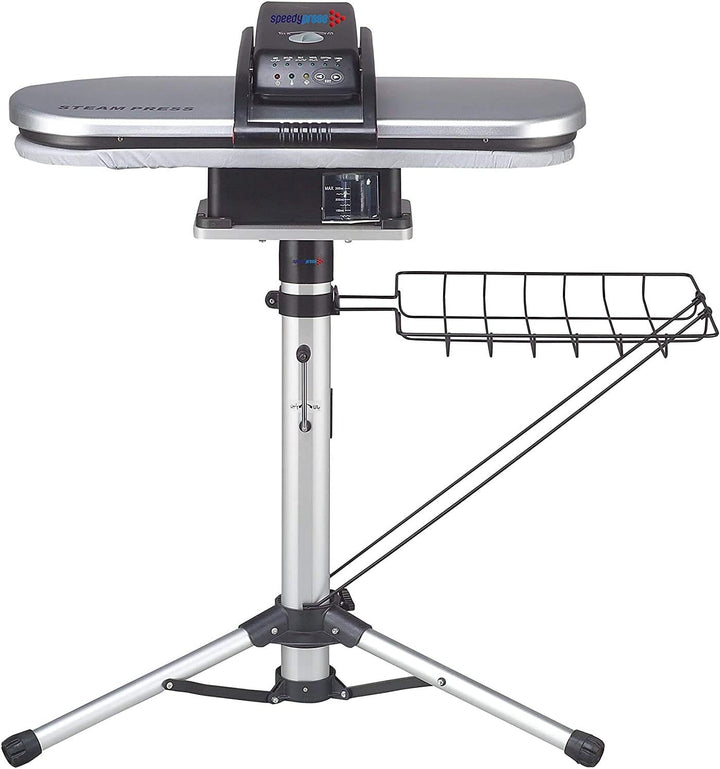 Speedypress Bügelpressenständer für die Mega Silber Dampfbügelpresse 64cm, Silberfarben/Schwarz