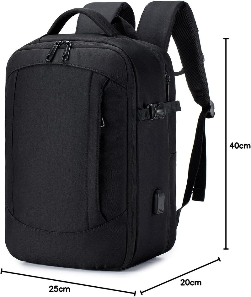 SPAHER Ryanair Handgepäck 40x20x25 Laptop Rucksack 14/15,6 Zoll Laptop Tasche Reiserucksack Erweiter